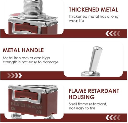 مفتاح تبديل لحظي مقاوم للماء (تشغيل)-إيقاف (تشغيل)، 2 دبوس مفتاح SPDT للخدمة الشاقة البحرية 30 أمبير 12 فولت تيار مستمر/15 أمبير 250 فولت تيار متردد للرافعة التلقائية للقوارب البحرية 3 أوضاع Spdt، 4 قطع in Kuwait