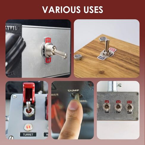 مفتاح تبديل لحظي مقاوم للماء (تشغيل)-إيقاف (تشغيل)، 2 دبوس مفتاح SPDT للخدمة الشاقة البحرية 30 أمبير 12 فولت تيار مستمر/15 أمبير 250 فولت تيار متردد للرافعة التلقائية للقوارب البحرية 3 أوضاع Spdt، 4 قطع in Kuwait