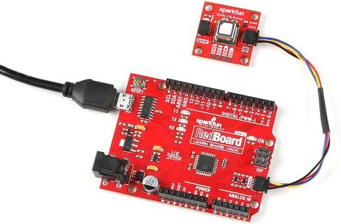 مستشعر الرطوبة ودرجة الحرارة SparkFun CO2 - نظام القياس الصوتي SCD41 (Qwiic) يجمع بين ضوء الأشعة تحت الحمراء الضيق النطاق والميكروفون، أبعاد اللوحة: (بوصة) 1.00 × 1.00 in Kuwait