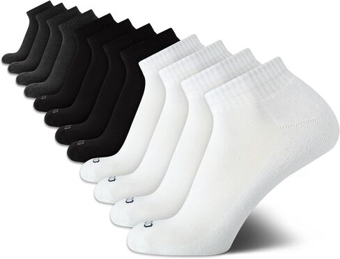 IZOD Men's Athletic Socks - Performance Cushion Quarter Socks (10 or 12 Pack) in Saudi Arabia