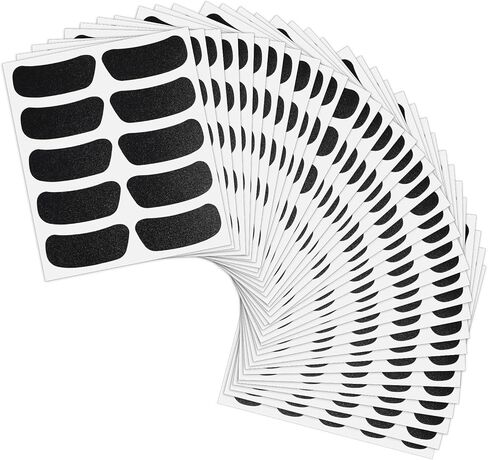 180 Pairs Sports Eye Black Stickers for Kids, Breathable Eye Strips for Football, Baseball, Softball, Lacrosse Fans for Sports Spirit Themed Parties, School Events, and Birthday Supplies (Black) in Saudi Arabia