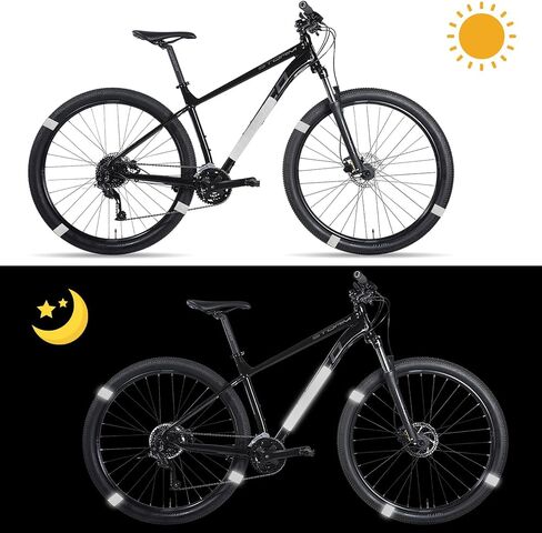 Reflective Stickers for Bike, 42 Pcs 8 Shapes Bicycle Reflective Decals Safety Warning Reflectors Waterproof Night Visibility Reflective Stickers for Helmet in Saudi Arabia
