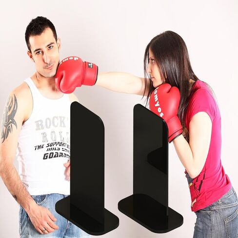 Black Boxing Glove Display Case,Boxing Gloves Stand Holder,Acrylic Boxing Glove Holder,Boxing Gloves Display Stand,Baseball Glove Display Rack (1 Pack) in Kuwait