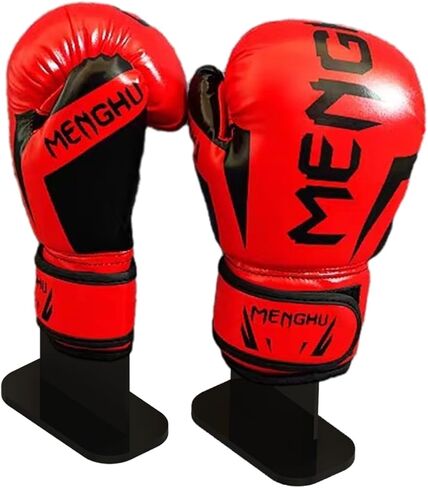 Black Boxing Glove Display Case,Boxing Gloves Stand Holder,Acrylic Boxing Glove Holder,Boxing Gloves Display Stand,Baseball Glove Display Rack (1 Pack) in Kuwait
