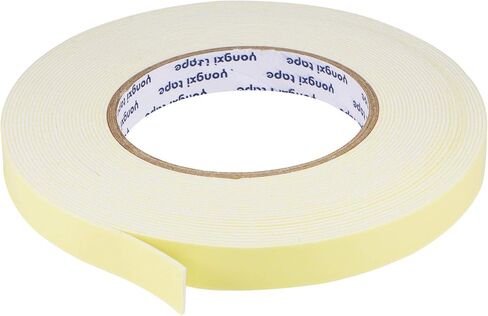 uxcell Sealing Foam Tape 15mm Wide 1mm Thick 10m/32.8ft Long, EVA Self Adhesive Weather Strip for Window Door Insulation in Saudi Arabia