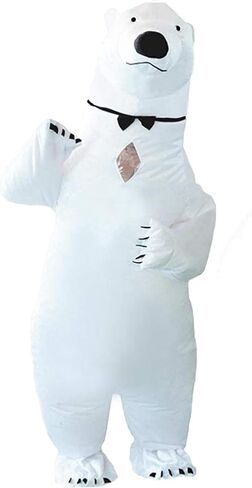 ZISUEX Turkey Inflatable Costume Animal Blow Up Suit Party Game Fat Cosplay Thanksgiving Costume Christmas Gift (Turkey) in Kuwait