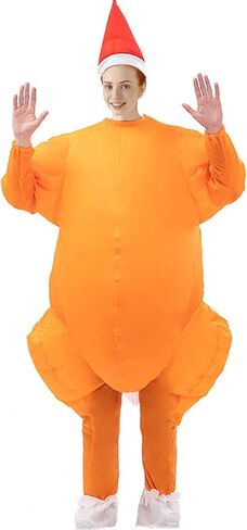 SYIIMG Flamingo Inflatable Costume Adult Toddler Flamingo Costume Blow up Funny Costumes Halloween Suit Animal Costumes for Women Plus Size Cosplay Halloween Costumes Inflatable in Kuwait