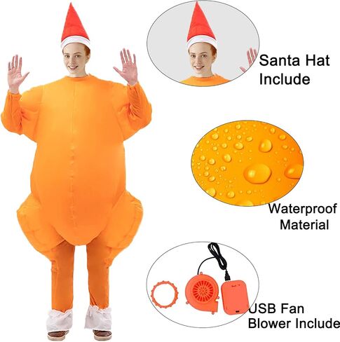 SYIIMG Flamingo Inflatable Costume Adult Toddler Flamingo Costume Blow up Funny Costumes Halloween Suit Animal Costumes for Women Plus Size Cosplay Halloween Costumes Inflatable in Kuwait