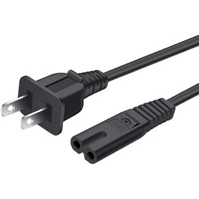 Resmed CPAP Power Cord - 6FT Power Cord for Philips Respironics Remstar CPAP Plus M-Series Model 200M, Philips Respironics Resmed S8, S9, Elite II, 33938 CPAP Machine Power Cord Replacement- UL Listed