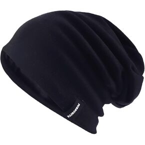 VECRY Mens Slouchy Beanie Knit Skull Cap Long Baggy Hip-hop Winter Summer Hat B305