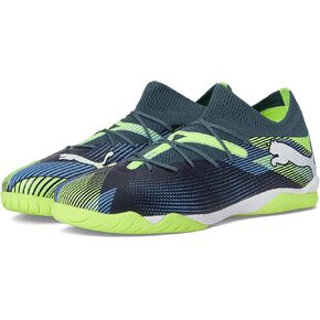 PUMA Men's Future 7 Match It Sneaker, Gray Skies White-Fizzy Apple, 10