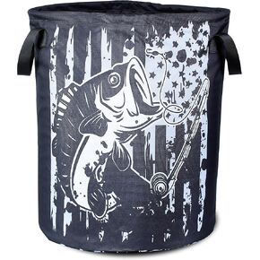 سلة غسيل كرة القدم كرة أمريكية قابلة للطي مقاومة للماء من قماش أكسفورد، حقيبة حمل مضحكة، سلة غسيل، تخزين الملابس، دلو لعبة منظم للحمام/تخزين الغسيل/غرفة النوم، مقاس 17.7 × 13.7 بوصة in Kuwait