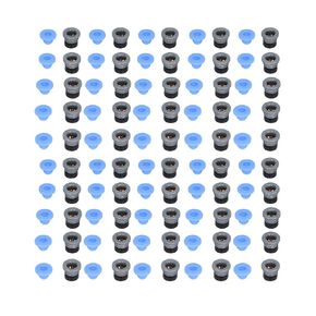 3D Printer Accessories,Ecas Pneumatic Valve Connector 50 Set Pneumatic Valve Connector Head Push to Connect Fittings, for Extruder 3D Printer Accessories PTFE Ecas04