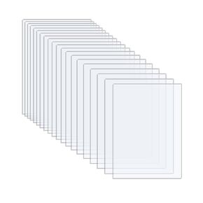 10 Pcs 5’’ x 7’’ x 0.043’’ Acrylic Sheets Clear Extruded Plexiglass Acrylic Sheet Plastic Gartful Clear Plexiglass Panels with Protective Film for Photo Frame Replacement, DIY Display Projects, Craft
