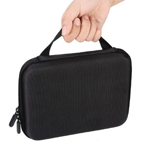 OUKENS Storage Bag/Storage Bag Essential Oil Carrying Case, 1-3ml 63 Slots Hard EVA Shell Essential Oils Storage Organizer Bag with Foam Insert and Carrying Handle (Black)