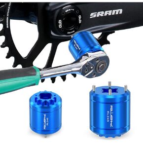 Bike 2 in 1 Crank Cover Removal Tool Bicycle Crankset Cap Remover Extractor Installation for Dub 11T XTR M9100