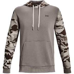 Under Armour Rival Bocked Pullover Hoody - Pewter/Ghost Grey - M