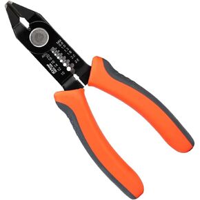 iCrimp 5-in-1 Multipurpose Electricians Pliers, Wire Stripper, Cable Cutters, Crimping Tool for Insulated and Non-insulated Terminals IWS-022