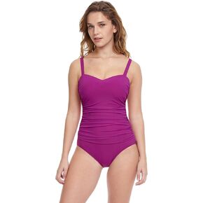 Profile by Gottex Women's Tutti Frutti D-Cup Wide Strap One Piece