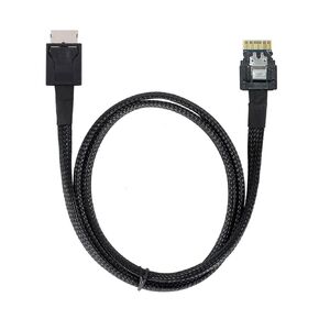 Slimline Cable OcuLink PCIe PCI-Express SFF-8611 4i to SFF-8654 SSD Data Active Cable 50cm