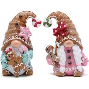 Hodao Christmas Gingerbread Man Gnomes – Christmas Party Home Decor Unique Design Christmas Elf Decorations Choice and Special Christmas Decor(Multicolor)