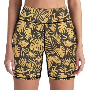 Women's High Waist Bike Shorts for Workout Sports Athletic Running Hiking Biker Yoga Gym in Kuwait