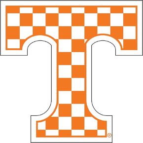 Craftique Tennessee Volunteers, Premium 3" Laminated Checkerboard Die Cut Cooler Cal, Coolers & Tumblers