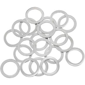 Stainless Steel Bicycle Pedal Gaskets for Mountain Bikes Road Bikes 20pcs