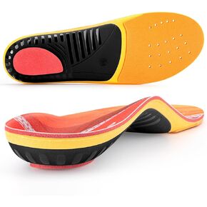 Plantar Fasciitis Insoles Men Women,Arch Support Inserts,Pain Relief Orthotics for Flat Feet,High Arch,Foot Pain - Work Boot Shoe Insoles for Standing All Day,Comfort,Shock Absorbing