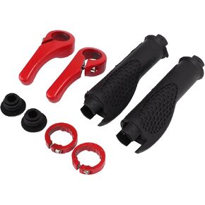 Tissting Bicycle Handlebar Grips Rubber Bike Grip Ergonomic Comfort Bike Handlebar Grip for Bicycle,Mountain Bike,for 23mm/0.9in Diameter Handlebar Grips