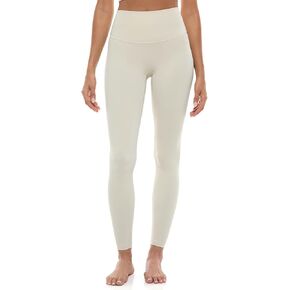 Ukaste Women's Petite Studio Essential 7/8 Length Yoga Leggings 23" - High Waisted Workout Active Tights Ankle Pants