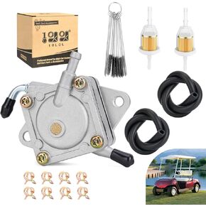 10L0L Golf Cart Fuel Pump Impulse Kit for Yamaha G8 G9 G14 G22 / DS/Precedent Gas Golf Cart with 290FE 350FE Kawasaki Engine, Replaces OEM 1014523, 1014524, JN6-F4410-00, JF2-24410-20