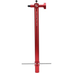 Derailleur Hanger Alignment Gauge Tool with 400mm Length, Aluminium Alloy Construction, Easy Carrying, for Rear Derailleur Repair (Red)