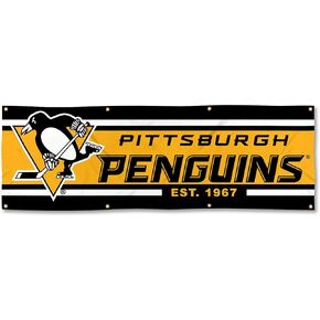 WinCraft Pittsburgh Penguins Large 2x6 Foot Banner