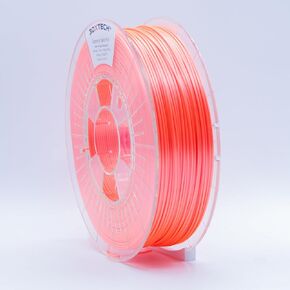 3DXTECH - 1.75mm Orange Fluorescent Economy Satin PLA 3D Filament 750g Reel, 3D Printing Filament - Made in USA