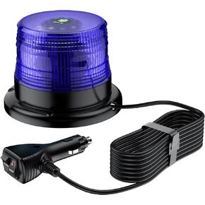 EYPINS LED Strobe Light for Truck,Amber 40 LEDs Warning Flashing Safety Automotive Beacon Light,12V/24V Vehicle Truck Car Forklift Rooftop Strobe Light with 16FT Cable,Waterproof