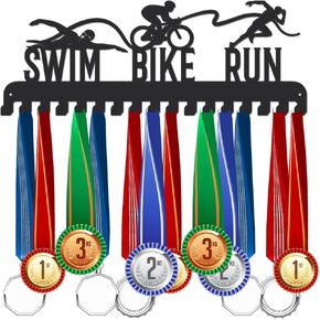 SUPERDANT Race Medal Hanger Display Hooks Wall Mounted Medal Holder with Hooks Sports Medal Hanger Ribbon Display Holder Race Award Hanger for Wall Mount