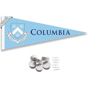 College Flags & Banners Co. Columbia Lions Pennant Flag and Wall Tack Mount Pads