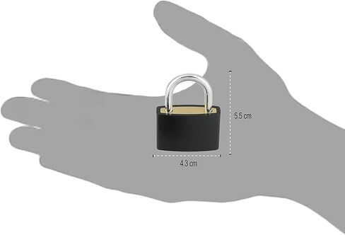 3 قطع من الأمتعة المعدنية المصنوعة من النحاس الصلب، وحقيبة الظهر، والمذكرات، وصندوق المجوهرات، والحرف اليدوية، وقفل التدريس المدرسي مع مفتاح وغطاء متين (صغير، أسود) in Kuwait