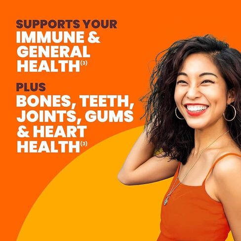 علكة فيتامين C من Nature's Bounty Sundown مع ثمر الورد والحمضيات الحيوية، بنكهة البرتقال، 90 قطعة (عبوة من قطعتين) in Kuwait