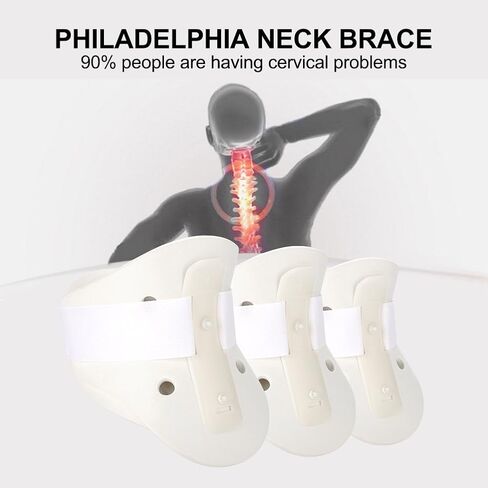 Sonew Neck Stretcher Collar Adjustable Neck Brace Soft Cervical Support for Vertebrae Neck (L) in Saudi Arabia