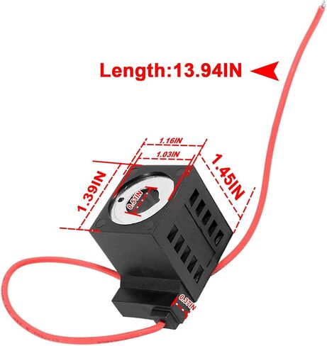 10238-66 Solenoid Coil 12V DC 16W Dual Wire Lead for Hydraulic Power Unit Lift Dump Fits For Valve Stem Series 08 in Kuwait