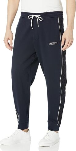Armani Exchange Men's Allover Ax Jacquard Fleece Jogger in Saudi Arabia