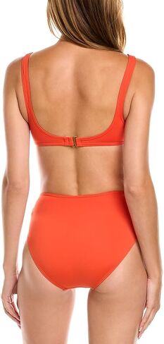 Vince Camuto Women's Serengeti Shades Logo Ring One Piece Swimsuit V09739, Red Sunset, 4 in Saudi Arabia