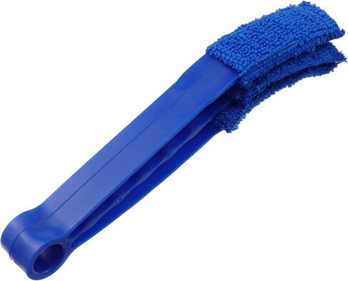 4Pack Blind Cleaner Duster Tool 7 Removable Microfiber Sleeves for Wood Blinds Dust Dirt(Blue) in Saudi Arabia