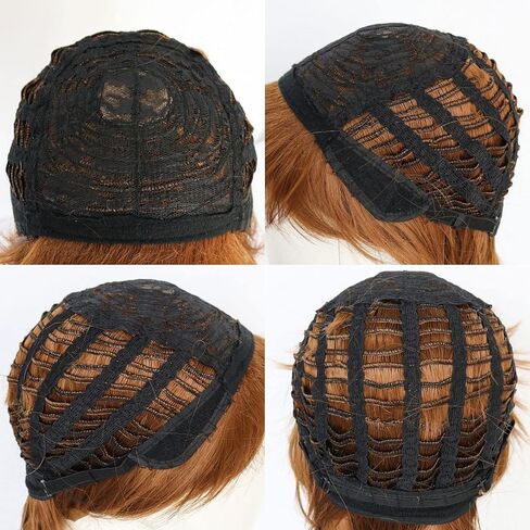 ANOGOL Wig Cap+ Brown Wig for Princess Long Braided Wig with Bangs Straight Cosplay Wig for Kids Women Girls Party Halloween Costume Wig in Kuwait