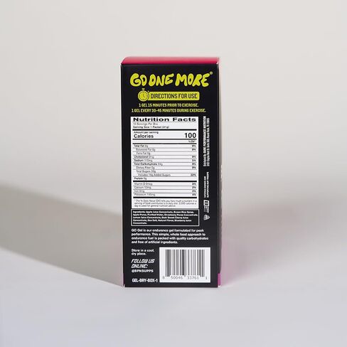 BARE PERFORMANCE NUTRITION, BPN Go Gel Endurance Gel, Vegan + Gluten Free Running Gel with 24g of Carbohydrates & 100 Calories per Gel Pack, 10 Single-Serving Gel Packs, Mixed Berry in Saudi Arabia