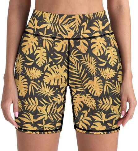 Women's High Waist Bike Shorts for Workout Sports Athletic Running Hiking Biker Yoga Gym in Kuwait