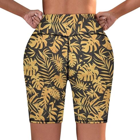 Women's High Waist Bike Shorts for Workout Sports Athletic Running Hiking Biker Yoga Gym in Kuwait