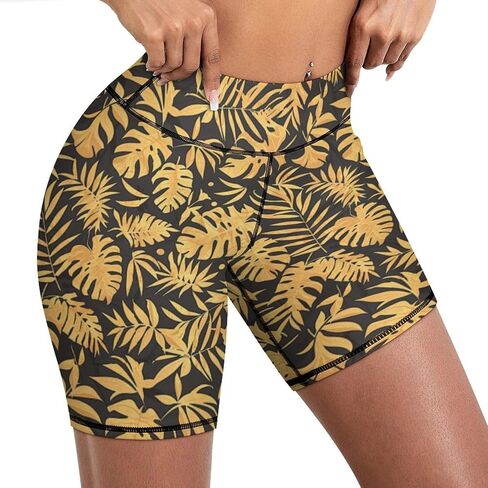 Women's High Waist Bike Shorts for Workout Sports Athletic Running Hiking Biker Yoga Gym in Kuwait